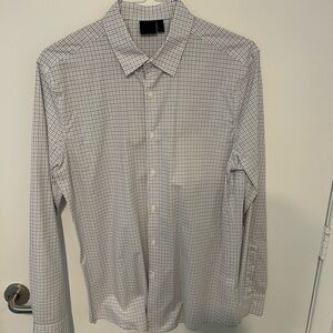ASOS Men's Grid Pattern Shirt - Black and White